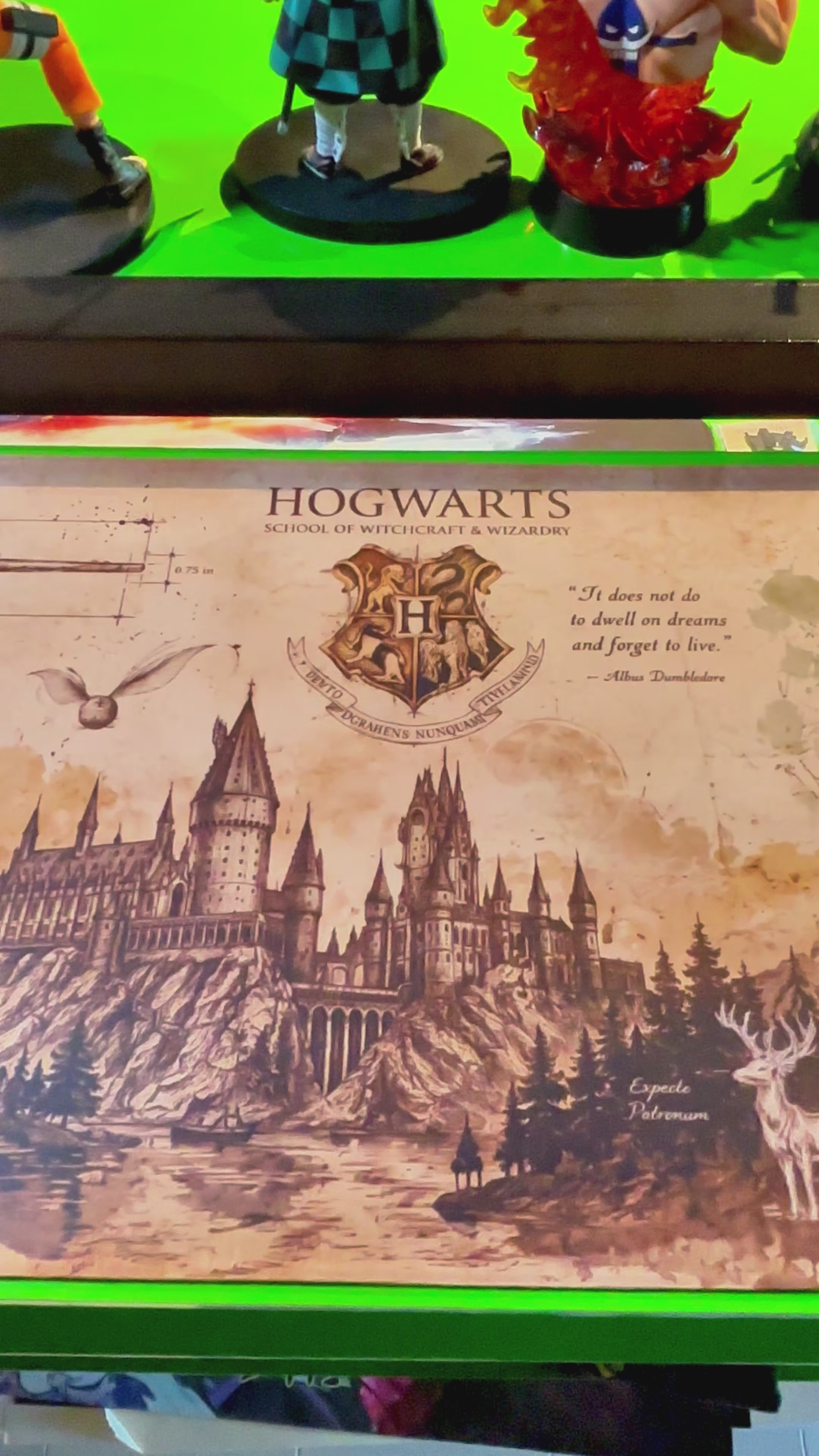 Mouse Pad XL Hogwarts Wizard's Parchment Edition