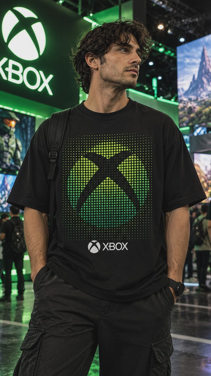 Camiseta Oversize Xbox Matrix Edition