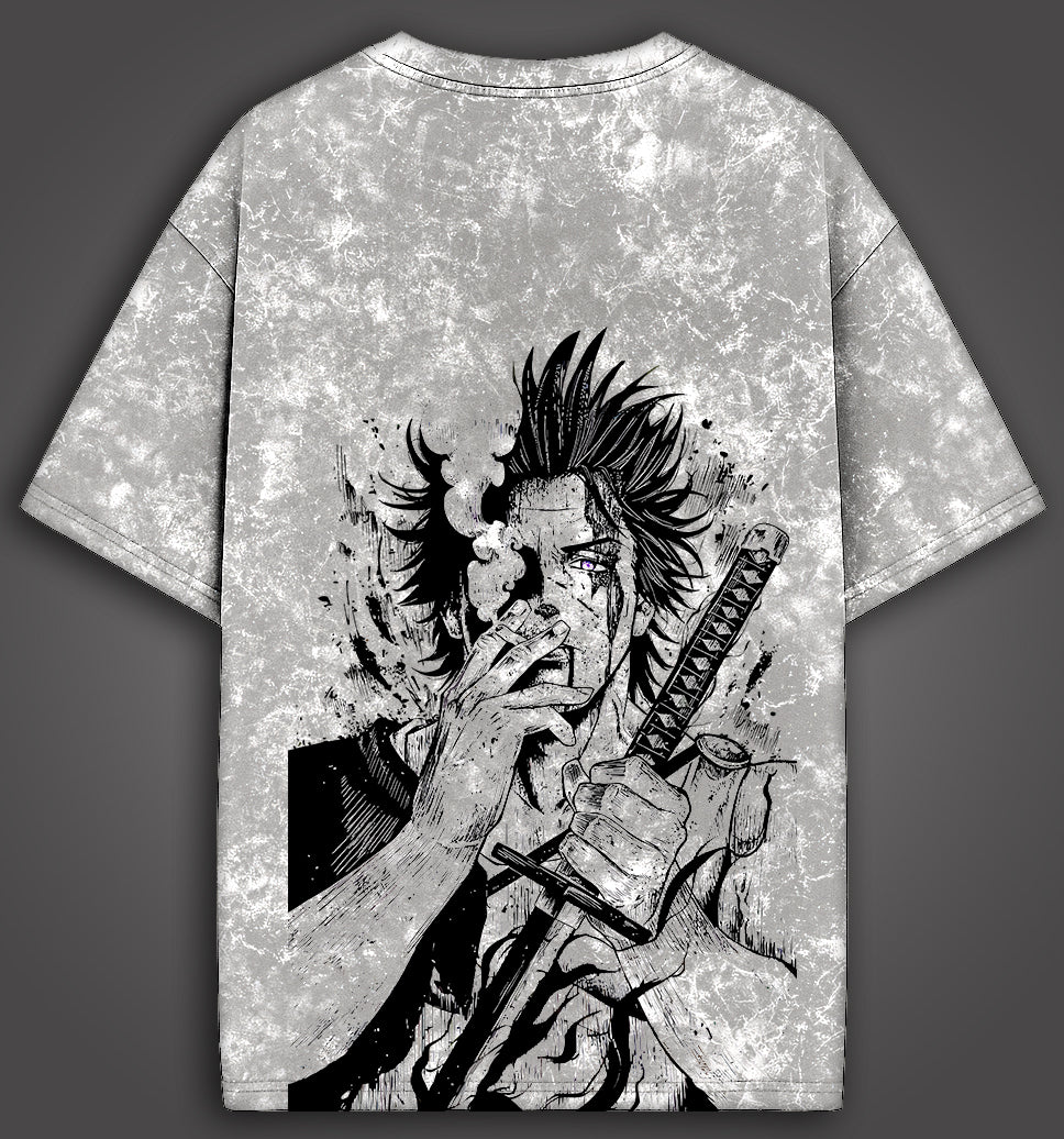 Yami Sukehiro, Black Bulls Acid Wash Oversized