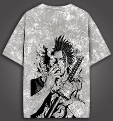 Yami Sukehiro, Black Bulls Acid Wash Oversized