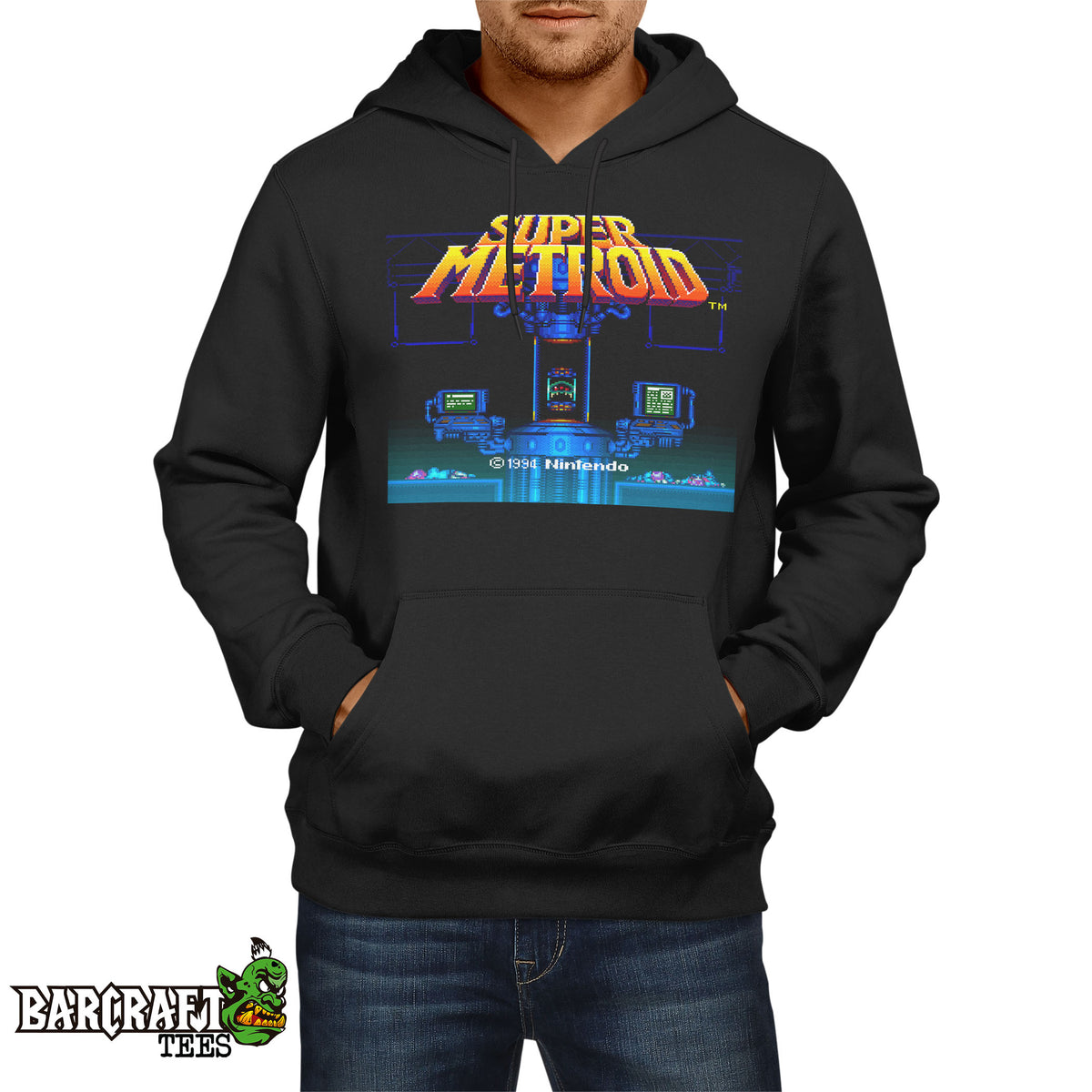 Super Metroid Retro Hoodie